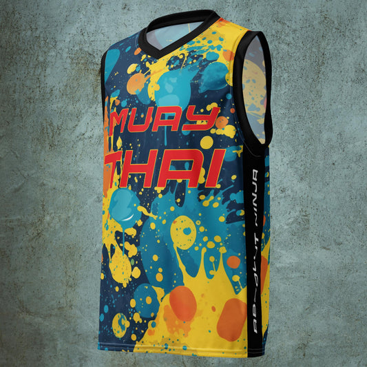 Recyceltes Martial-Arts-Shirt -Muay Thai Shirt (Summer Splash Edition)